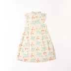 Singapore Souvenir Gift Fortune Bloom Family Set with Golden Fish Baby Kids Girl Cheongsam Dress 0827 - Little Kooma