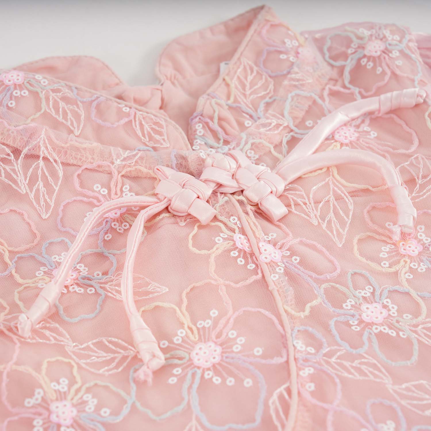 Singapore Souvenir Gift Pink Unicorn Lace Voile Baby Kids Girl Cheongsam Dress 0851 - Little Kooma