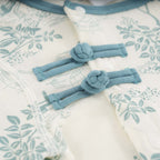 Singapore Souvenir Gift Chinese Garden Landscape Bridge Rockery Pavilion Baby Boy Cheongsam Romper 0839 - Little Kooma