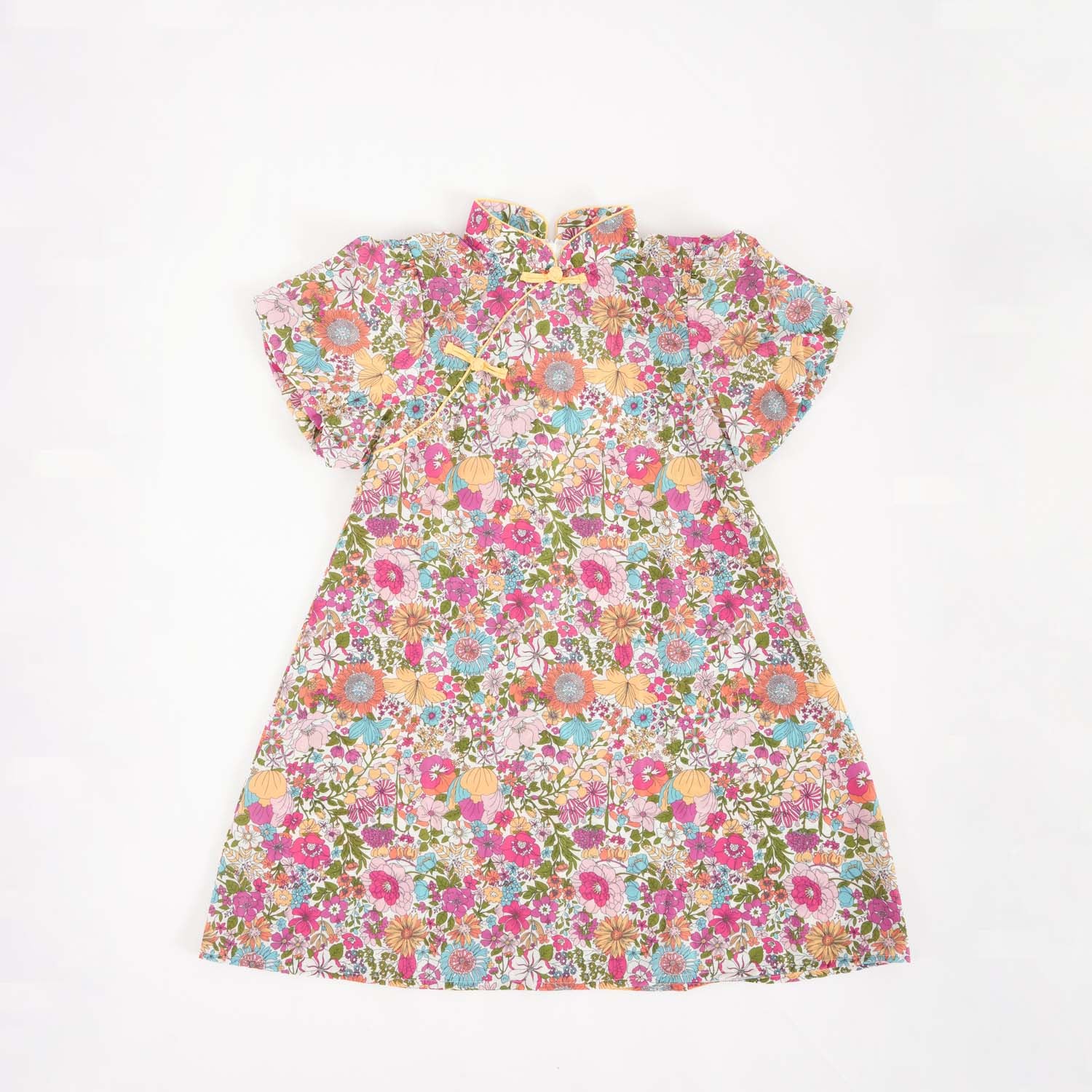 Singapore Souvenir Gift Floral Baby Kids Girl Cheongsam Dress 0854 - Little Kooma