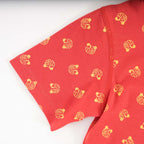 Singapore Souvenir Gift Blessing and Joy Family Set with Lucky Fu Characters Baby Boy Cheongsam Romper 0831 - Little Kooma