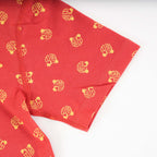 Singapore Souvenir Gift Blessing and Joy Family Set with Lucky Fu Characters Baby Boy Cheongsam Romper 0831 - Little Kooma