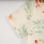 Singapore Souvenir Gift Fortune Bloom Family Set with Golden Fish Baby Boy Cheongsam Romper 0828 - Little Kooma