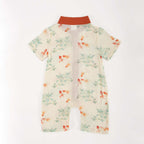 Singapore Souvenir Gift Fortune Bloom Family Set with Golden Fish Baby Boy Cheongsam Romper 0828 - Little Kooma