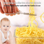 Ready Stock Baby Food Scissors 304 Stainless Steel Detachable Safe Easy-Clean Kids Cutter