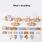 Digital Building Block Set Column Train for Kids Toddler Boys and Girls 3 Years + - Little Kooma