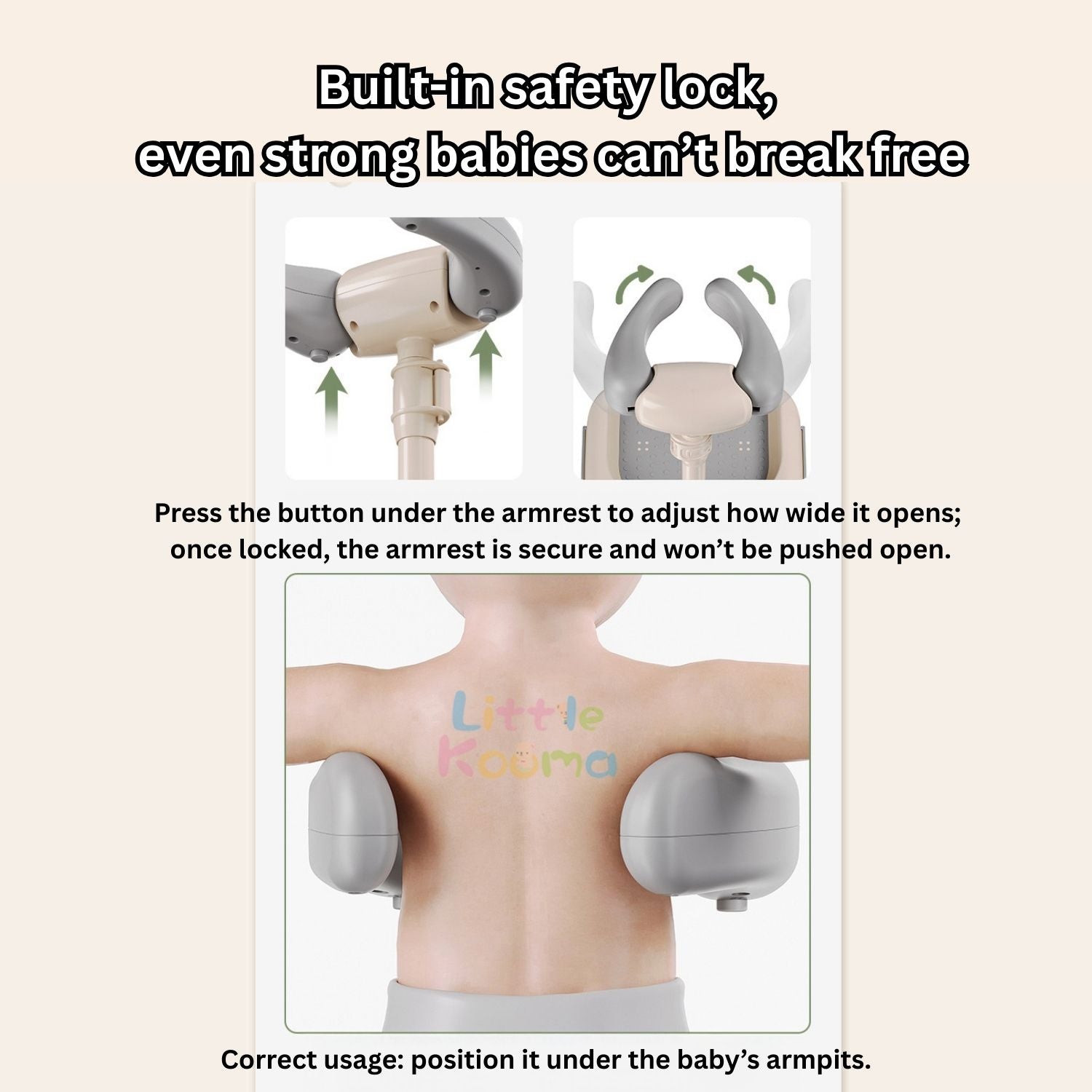 Ready Stock Baby Standing Bath Support Seat Anti-Slip Shower Helper Stand