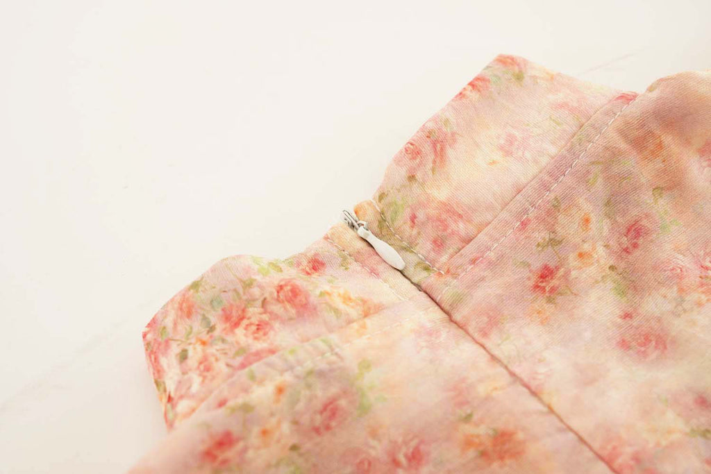 Singapore Souvenir Gift Pink Floral Baby Kids Girl Cheongsam Dress 0850 - Little Kooma
