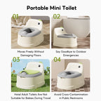 Baby Toddler Infant Boy Girl Plastic Cute Dinosaur Potty Training Seat Potty Toilet Chair With Closing Lid - Little Kooma