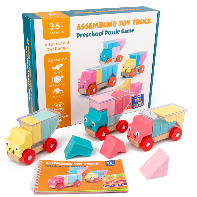 Assembling Toy Truck Preschool Puzzle Game 3 Years + - Little Kooma