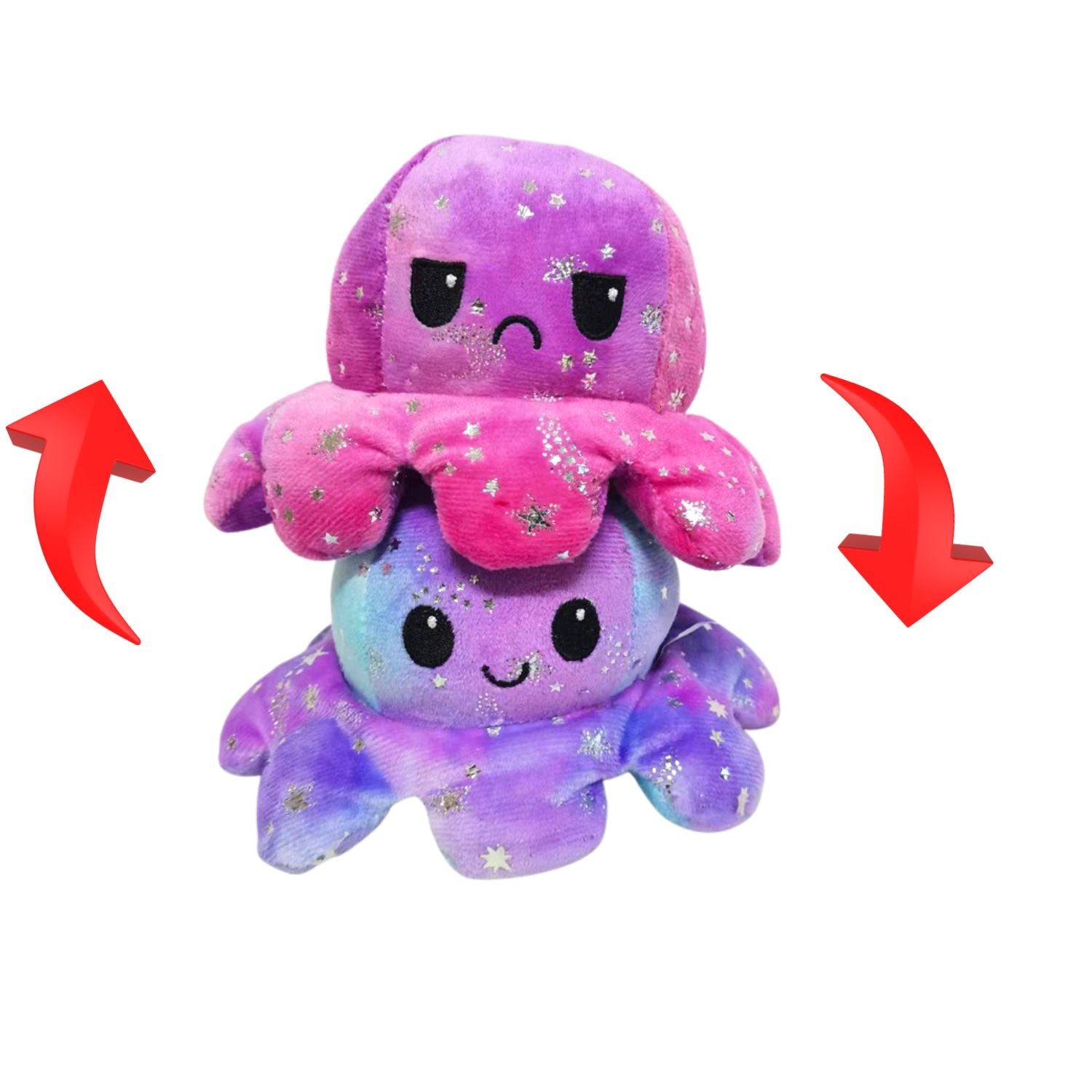 Kids Reversible Octopus Plush 20cm Clearance Sale 6 Years + - Little Kooma
