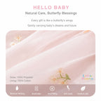 Butterfly Fairy Baby Girl Gift Set with Dress, Romper, Accessories & Premium Carry Case