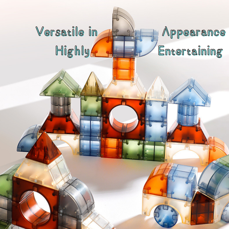 Baby & Kids 3D Magnetic Thinking Building Blocks Set Early Educational Toy 3 Years + - Little Kooma