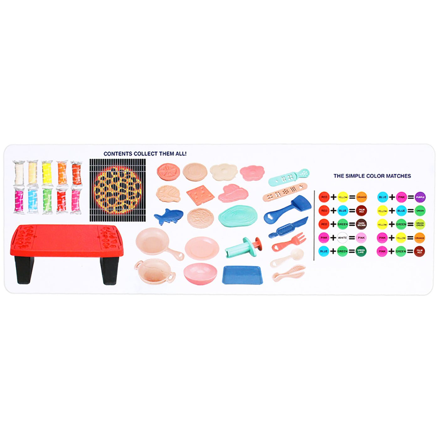 Kids Magic Dough Play Modeling Dough Set BBQ Grill - Little Kooma