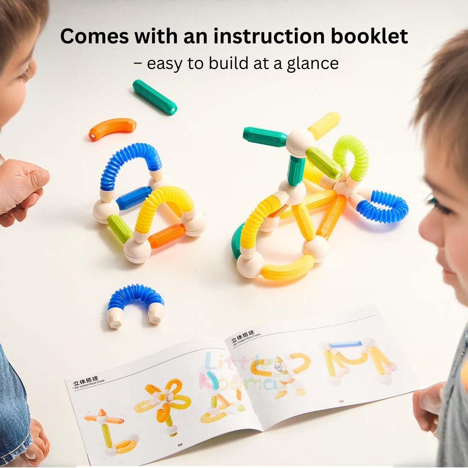 Ready Stock Magnetic Building Toy for Kids Pop Tube Sticks Creative STEM Toy 3+