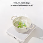 Ready Stock Baby Bottle Cleaning Brush Set Travel Drying Rack Case Sterilisable Brushes