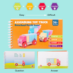 Assembling Toy Truck Preschool Puzzle Game 3 Years + - Little Kooma