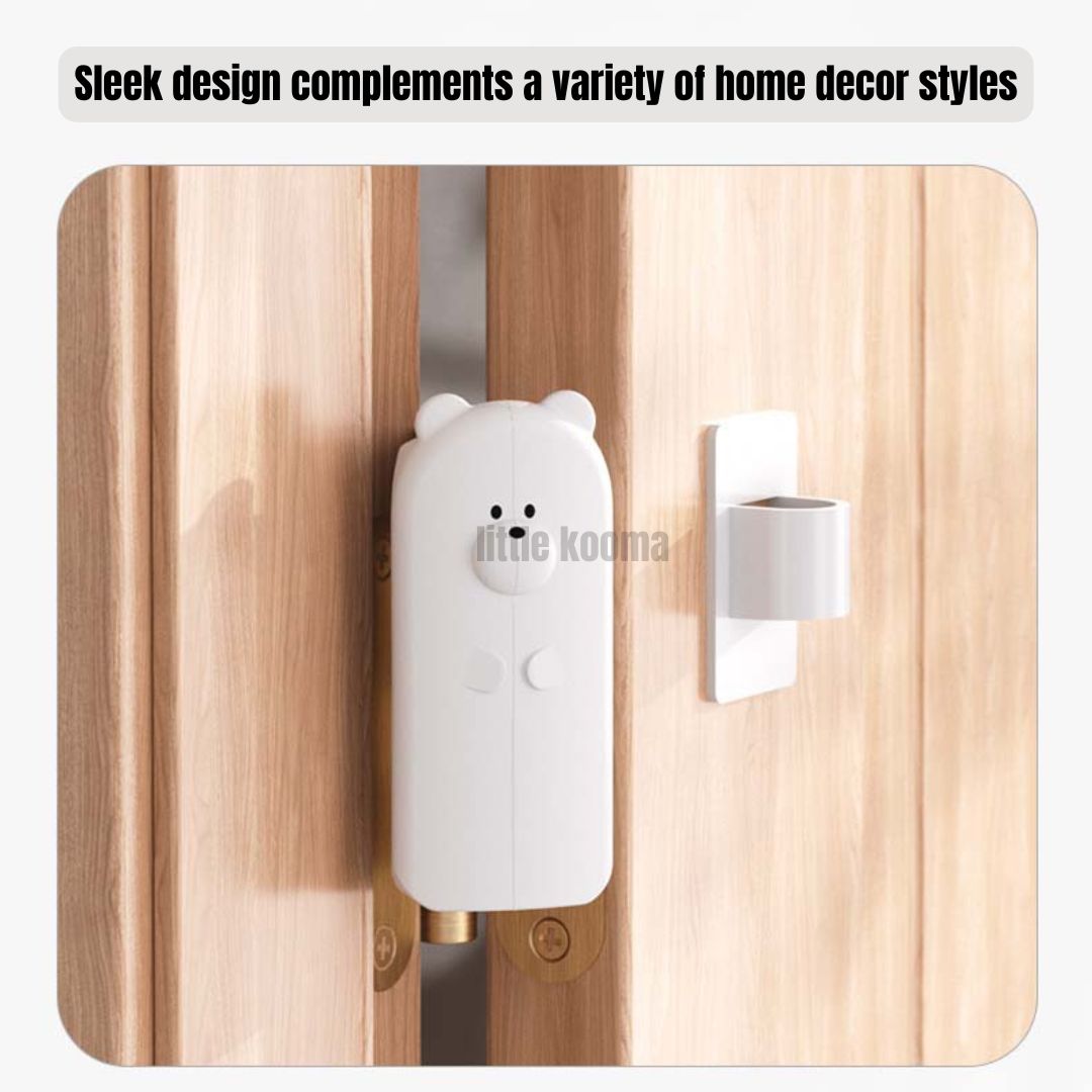 Hanging Door Stopper – Soft, Anti-Pinch Door Cushion for Baby Safety & Quiet Closing - Little Kooma