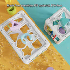 Rainbow Plug & Play Activity Set – Shape & Letter Matching, Fine Motor Skills, BPA-Free ABS, and Durable Early Learning Toy 18 Months + - Little Kooma
