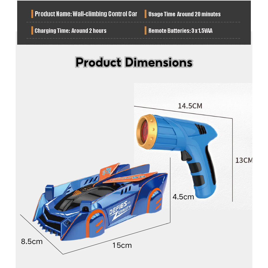 Light-Sensing Tracing Wall-Climbing Car 3 Years + - Little Kooma