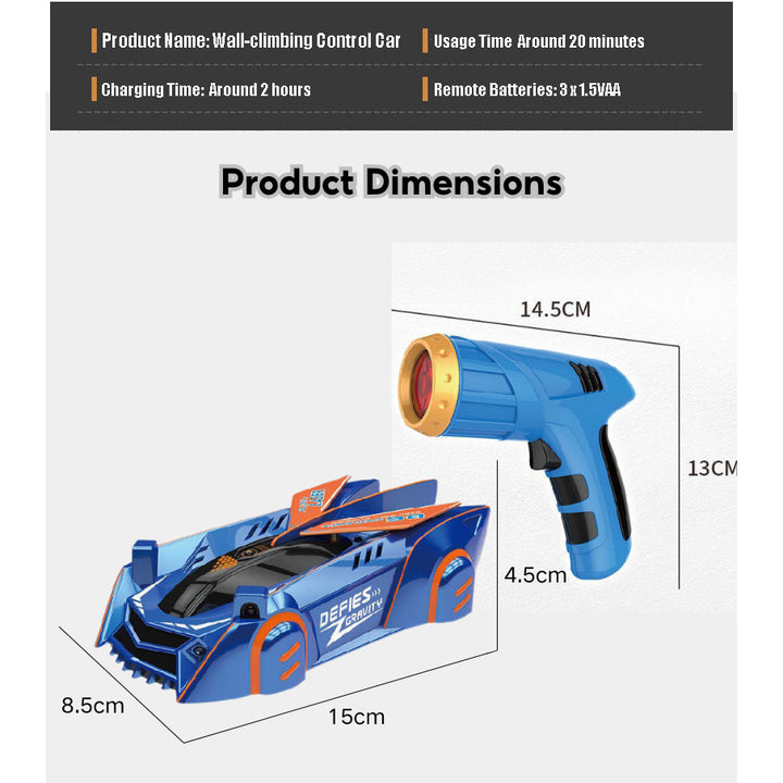Light-Sensing Tracing Wall-Climbing Car 3 Years + - Little Kooma