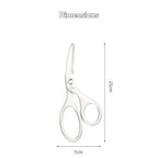 Ready Stock Baby Food Scissors 304 Stainless Steel Detachable Safe Easy-Clean Kids Cutter