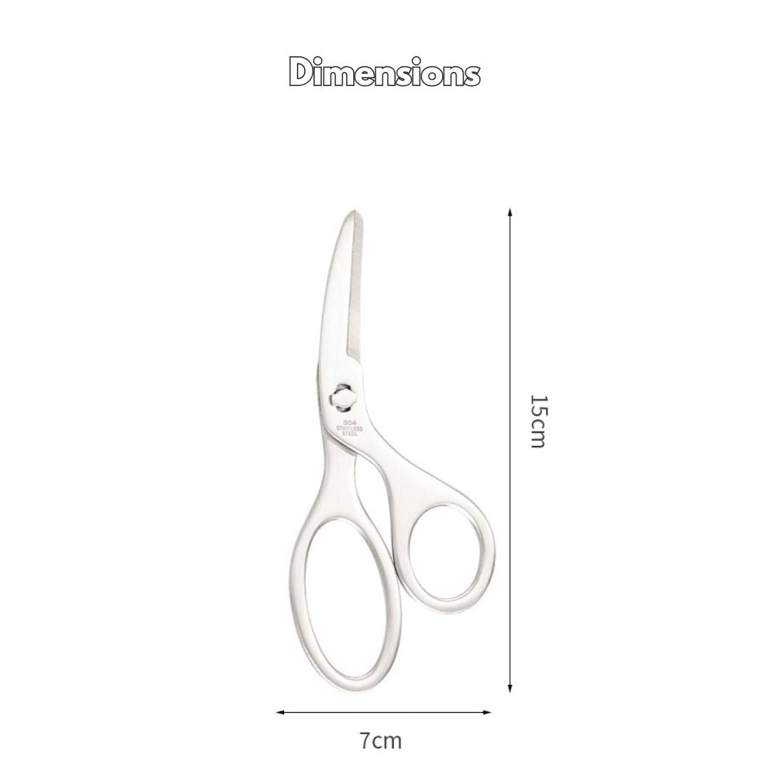 Ready Stock Baby Food Scissors 304 Stainless Steel Detachable Safe Easy-Clean Kids Cutter