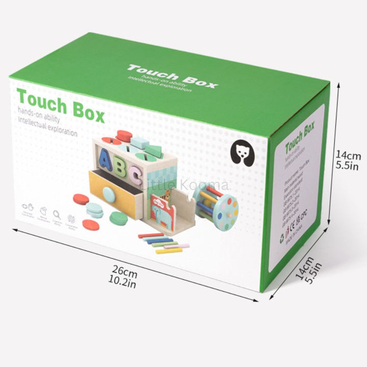Wooden Activity Box – Montessori Learning Toy with Multiple Activities for Toddlers, Educational Busy Board for Kids Ages 3 Years +