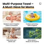 Ready Stock Baby Disposable Bath Towel Face Towel Thick Quick Dry Travel Towel Soft Hygienic - Little Kooma