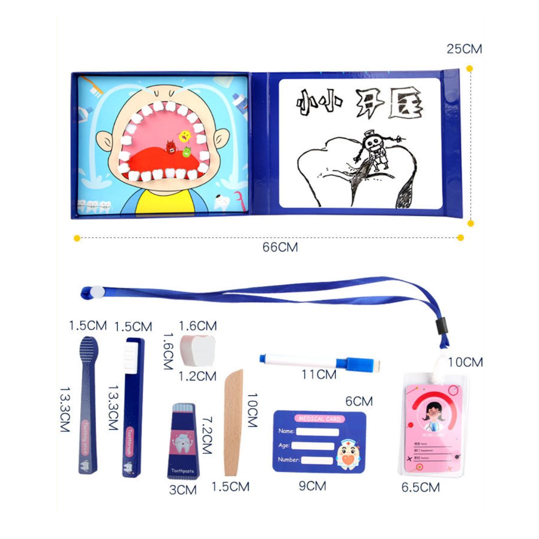 Little Dentist Write n Draw Play Set 3 Years + - Little Kooma