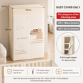 3-in-1 Kids Playpen | Converts to Storage Shelf & Wardrobe | HDPE Safety Fence with Door Lock | Baby Play Yard - Little Kooma