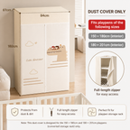 3-in-1 Kids Playpen | Converts to Storage Shelf & Wardrobe | HDPE Safety Fence with Door Lock | Baby Play Yard - Little Kooma