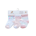 First Step Baby Socks 3 Pairs Pack Anti-slip BC71222 - Little Kooma