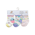 First Step Baby Socks 3 Pairs Pack Anti-slip BC71223 - Little Kooma