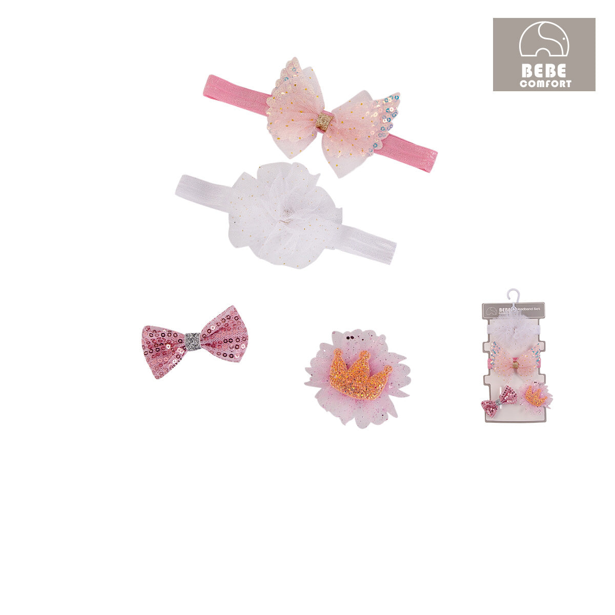 New Born Baby Girl LED Light Hair Accessories Layette Receiving Blanket Sleepsuit Unicorn Suitcase Mummy Makeup Gift Hamper Gift Box Set