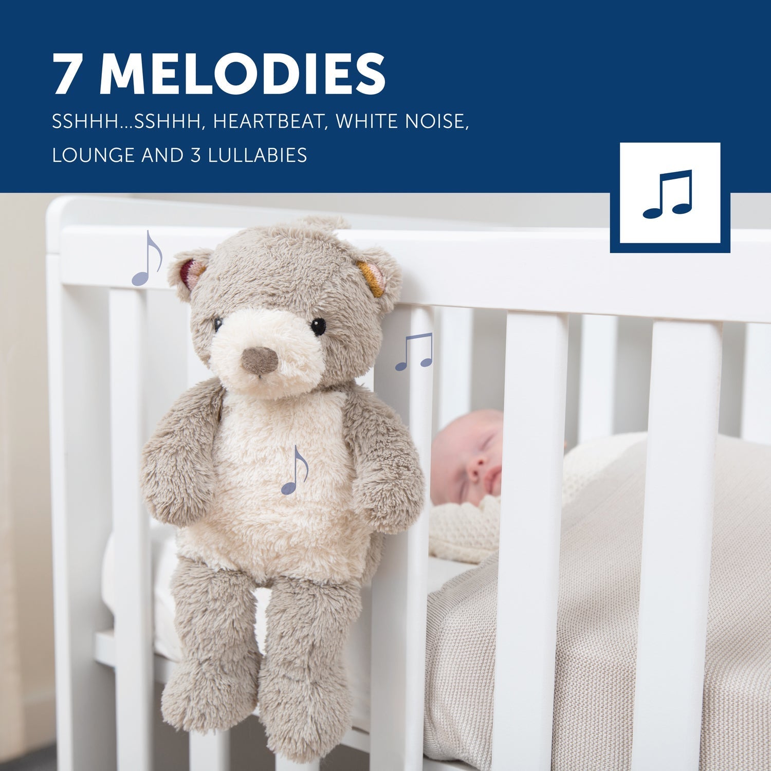 Sound Machine with Nightlight and Voice - Bruno / Phoebe - Little Kooma