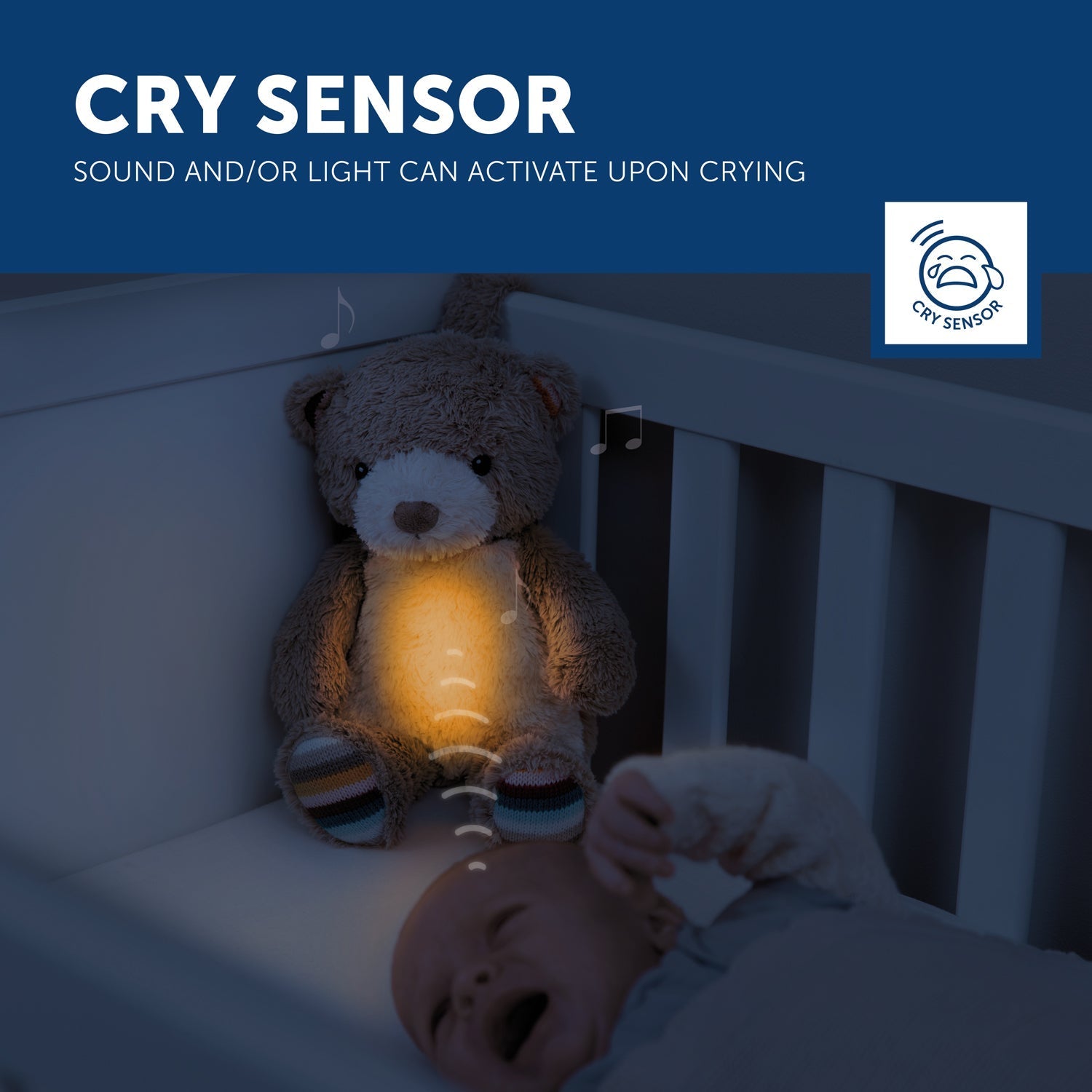 Sound Machine with Nightlight and Voice - Bruno / Phoebe - Little Kooma