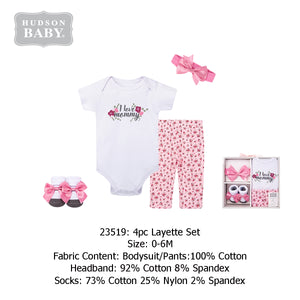 Baby 4pc Layette Gift Set 23519 - Little Kooma