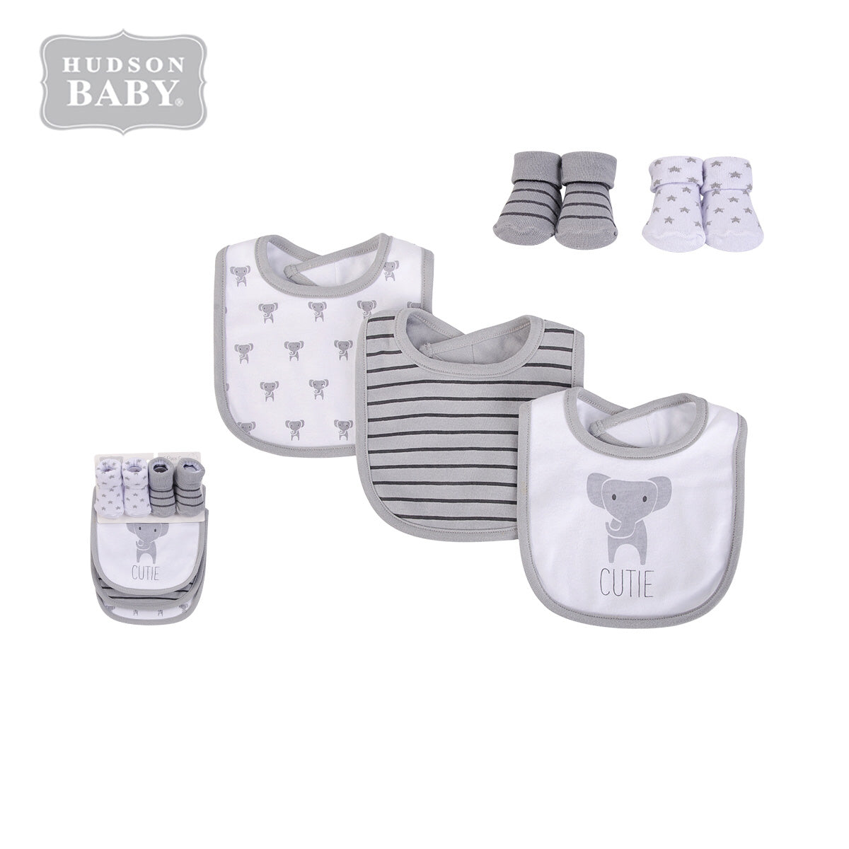 New Born Baby Boy Personalised Little Kooma Brand Gift Box 12 Pcs Elephant Gift Box Set
