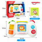 Baby Musical Learning Toy with Flash Cards Interactive Sound Game Console Educational Toy 18M+ - Little Kooma