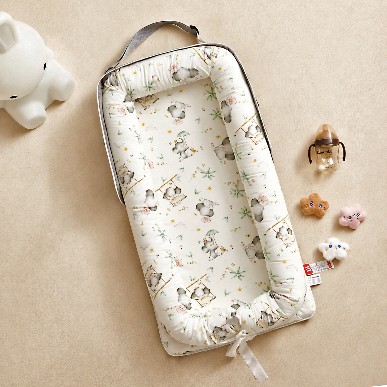 Baby Cot Portable Foldable Travel Bed | Newborn Sleeping Nest Lounger | Safety Baby Bed