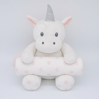 New Born Baby Girl LED Light Hair Accessories Layette Receiving Blanket Sleepsuit Unicorn Suitcase Mummy Makeup Gift Hamper Gift Box Set