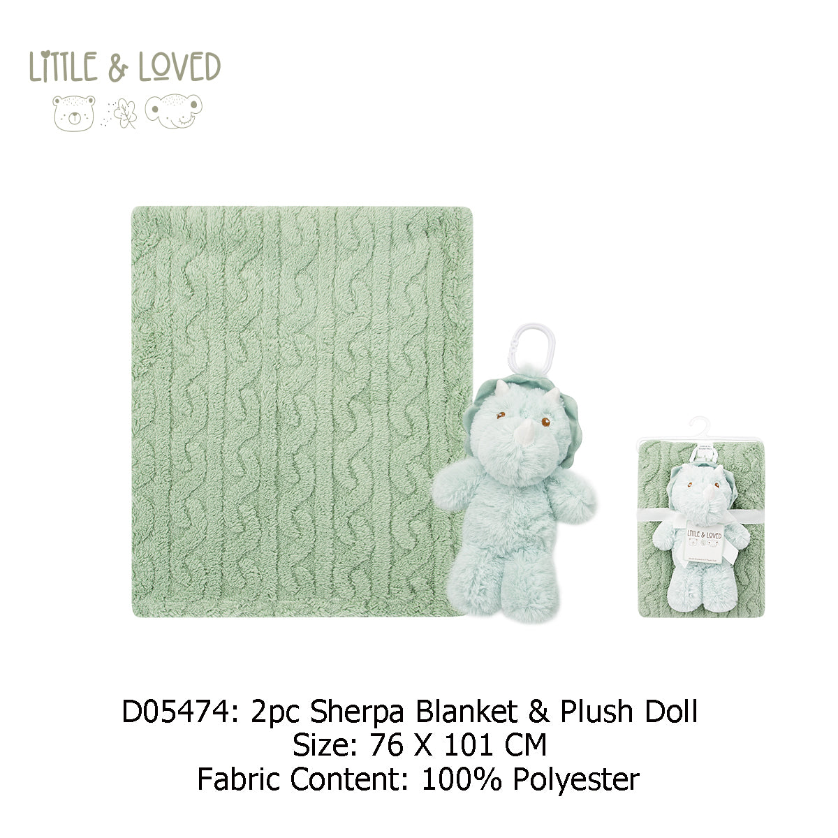 New Born Baby Boy LED Light Layette Plush Blanket Dinosaur Suitcase Mummy Makeup Box Gift Hamper Gift Box Set - Little Kooma