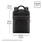 Allday Backpack M ISO - Twist Silver - Little Kooma