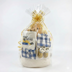 New Born Baby Boy Layette Little Teddy Bear Gift Hamper