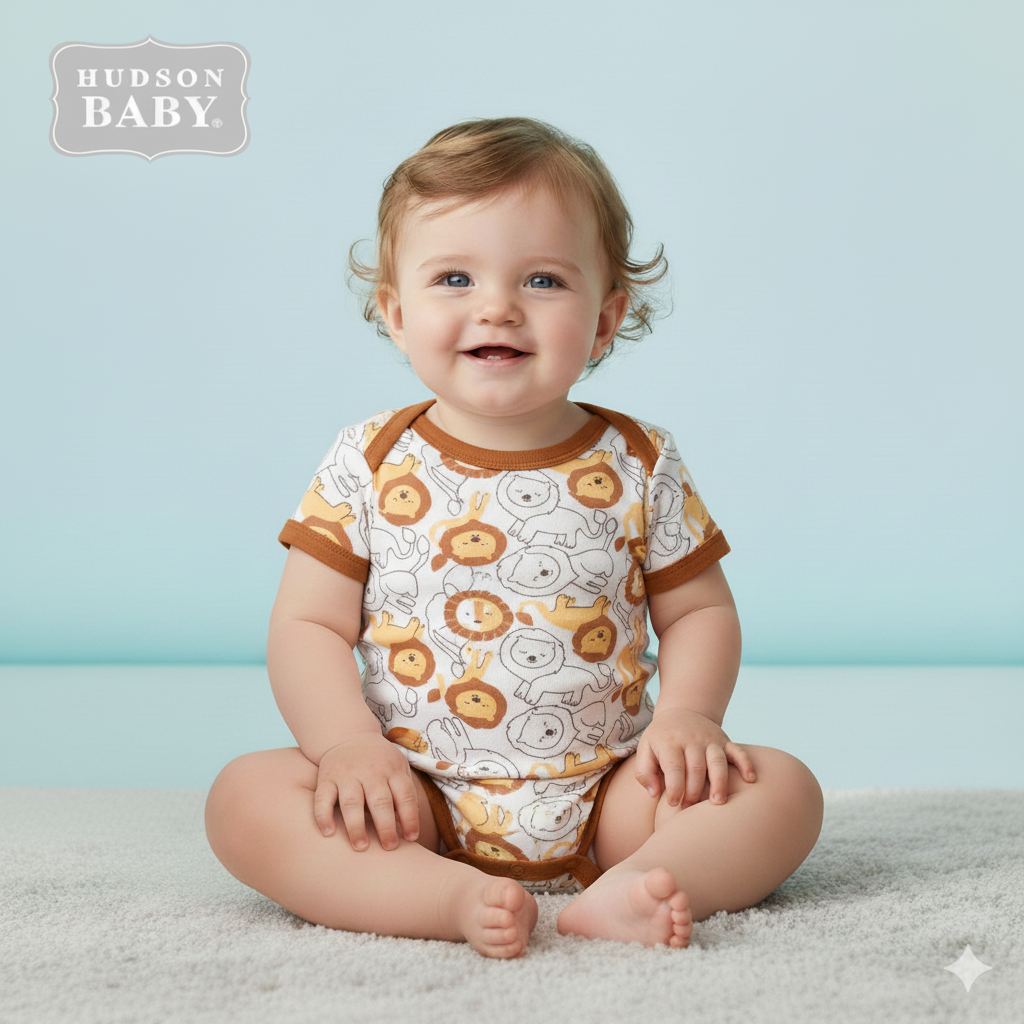 Hudson Baby Bamboo Romper 00918CH