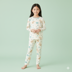 Baby Kids Pajamas Little Tiger Top n Pants Set