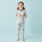Baby Kids Pajamas Sea Animals Top n Pants Set - Little Kooma