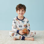 Baby Kids Pajamas Vehicles Top n Pants Set - Little Kooma