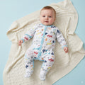 Baby Boy Cotton Sleepsuit Puppy All In One Jumpsuit - Little Kooma